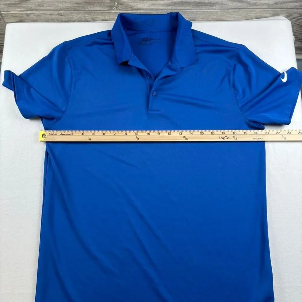 Nike Men’s Blue Dri-FIT Golf Polo Shirt – Size Medium
